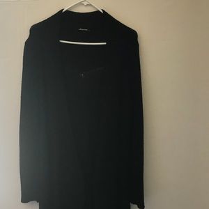 Long black sweater size Large
